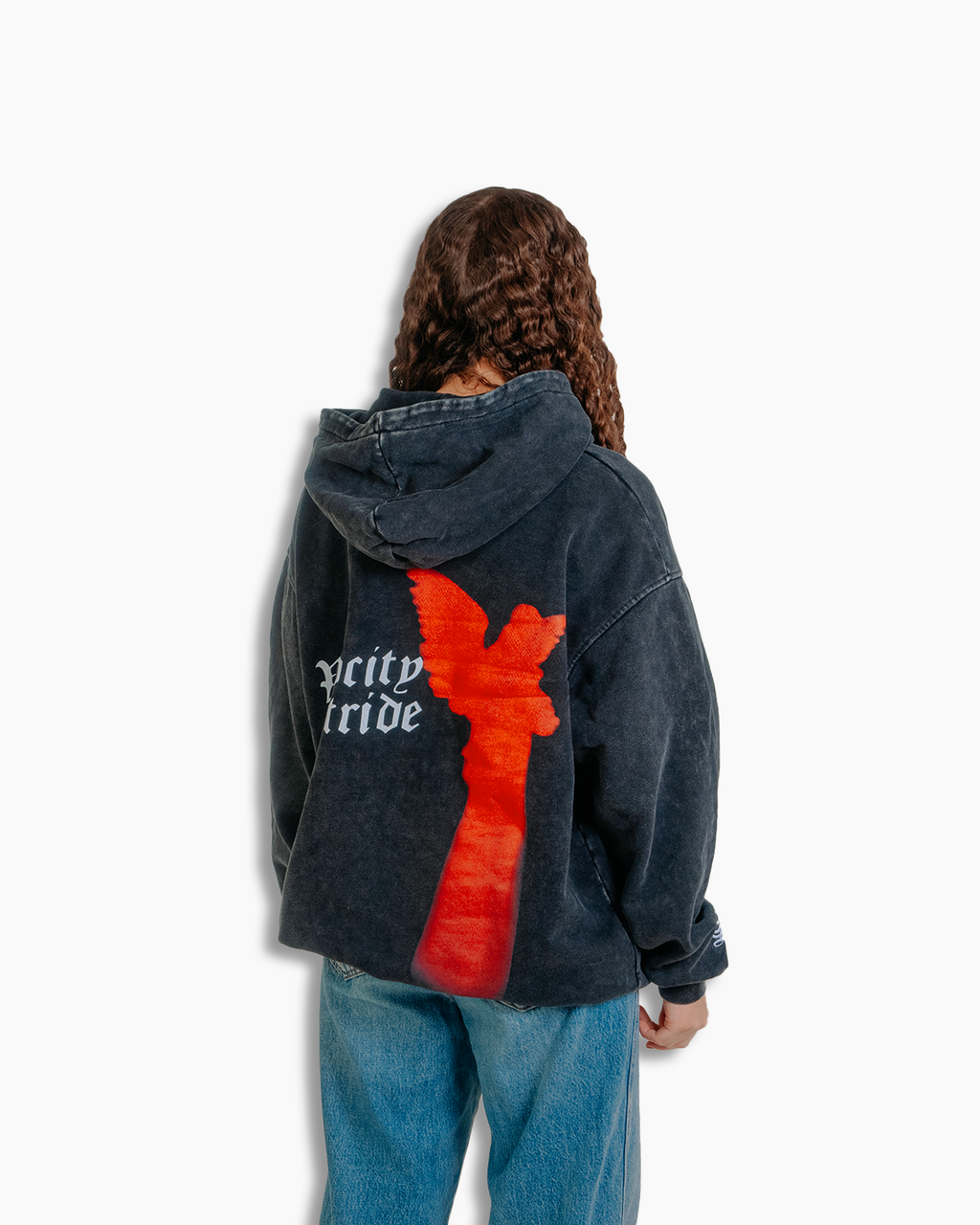 Velocity Stride Red Angel Hoodie