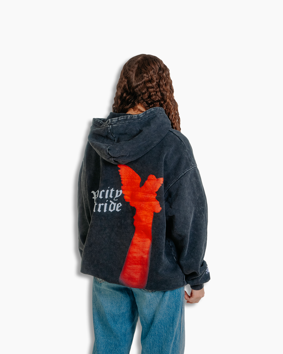 Velocity Stride Red Angel Hoodie